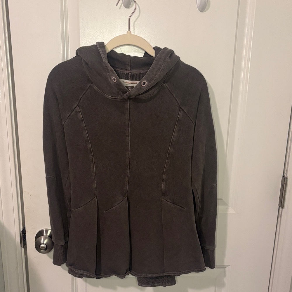 Pilcro and the Letterpress Flynn Gray Hoodie by Anthropologie